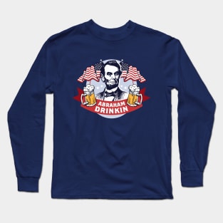 Abraham Drinkin Long Sleeve T-Shirt